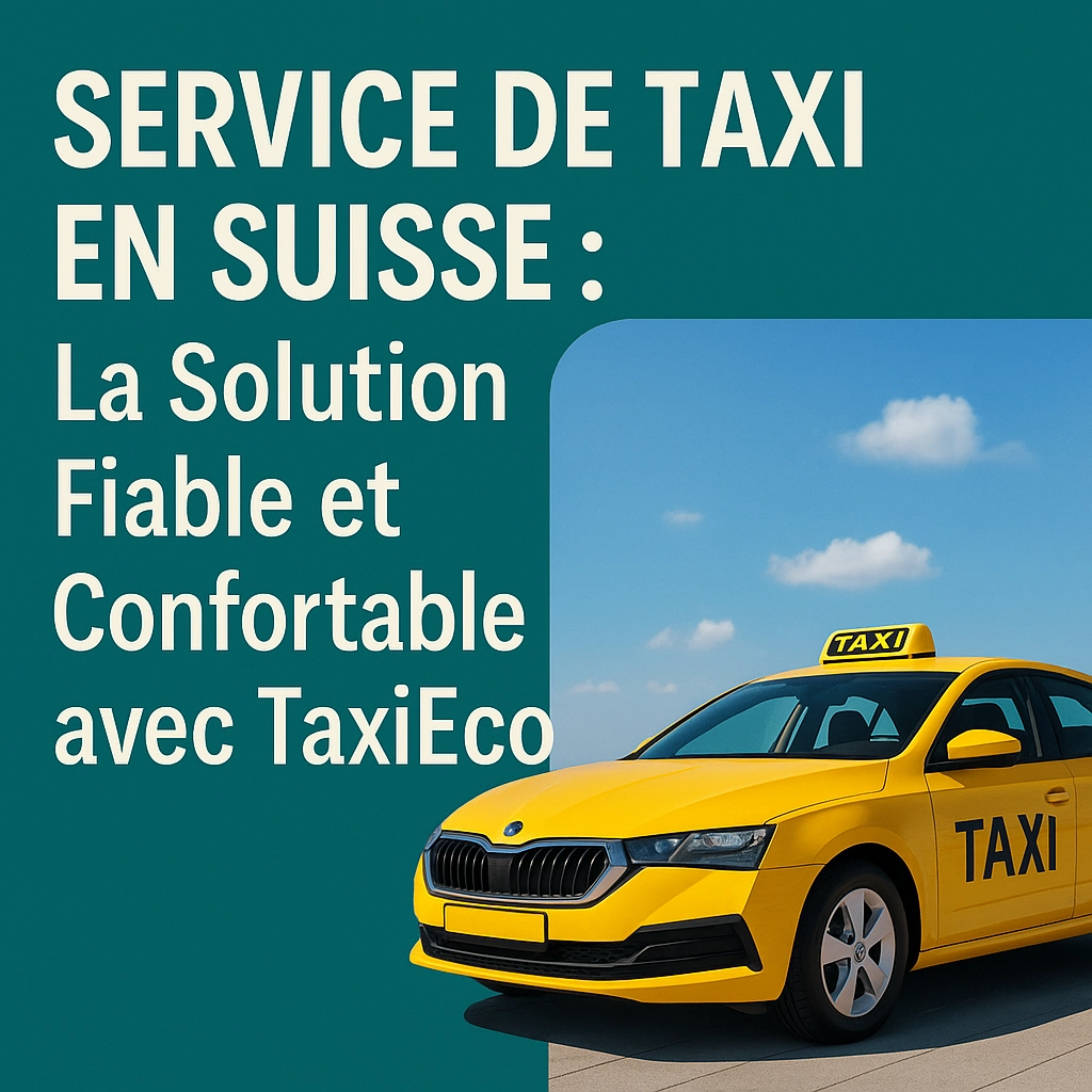 Service de Taxi en Suisse La Solution Fiable et Confortable avec TaxiEco