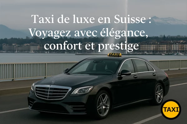 Taxi de luxe en Suisse : Voyagez avec élégance, confort et prestige