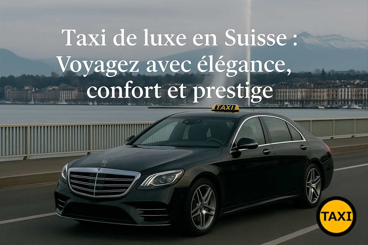 Taxi de luxe en Suisse : Voyagez avec élégance, confort et prestige